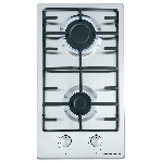 Газовая варочная панель Maunfeld EGHS.32.3ES, 2 конфорки, нержавеющая сталь, серебристый, фото 1