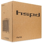 Компьютерный корпус без блока питания HSPD M210, Mesh Mid Tower, черный, 0.7 SPCC, 1x90мм mATX, mITX 140/280/150мм 1x2.5', 1x3.5', 4xPCI 1xUSB-A 3.0 302x168x350мм, фото2