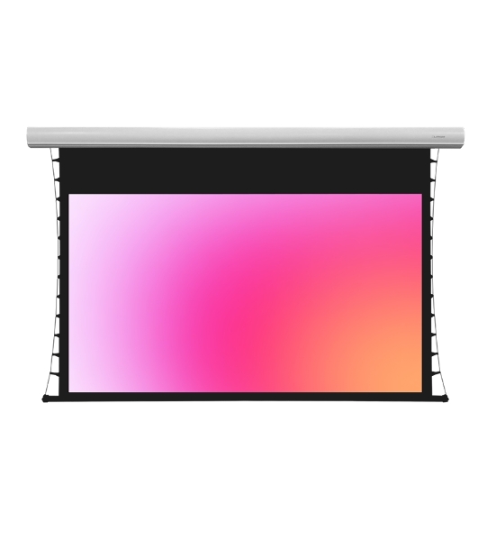 Экран с электроприводом Lumien Cinema Control 219x362 см (раб.область 198х352 см) (159') Matte White FiberGlass черная кайма по периметру, доп.черная область 10 см, триггер., RS232, IR, RF управл. в комплекте, цвет корпуса 'титаниум' 16:9