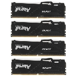 Оперативная память Kingston Fury Beast, DDR5, 128Gb (4x32Gb), 5600MHz, CL40, DIMM, радиатор, RGB, черный, фото2