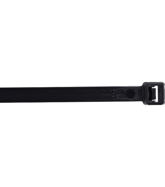 Нейлоновые стяжки Fortisflex КСС 8х300 черный 100 штук