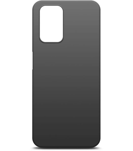 Чехол (клип-кейс) BORASCO Silicone Case, для Xiaomi Redmi 10, черный (матовый)