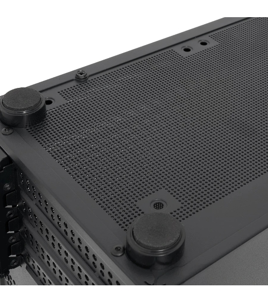 Компьютерный корпус без блока питания HSPD M210, Mesh Mid Tower, черный, 0.7 SPCC, 1x90мм mATX, mITX 140/280/150мм 1x2.5', 1x3.5', 4xPCI 1xUSB-A 3.0 302x168x350мм