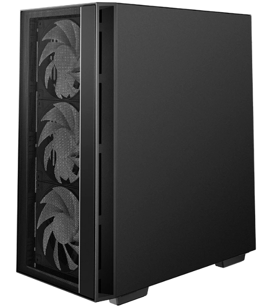 Компьютерный корпус Deepcool MATREXX 55 MESH V4 без БП, боковое окно (закаленное стекло), 3xARGB LED 140мм вентилятора спереди, 1xARGB LED 120мм вентилятор сзади, черный, ATX