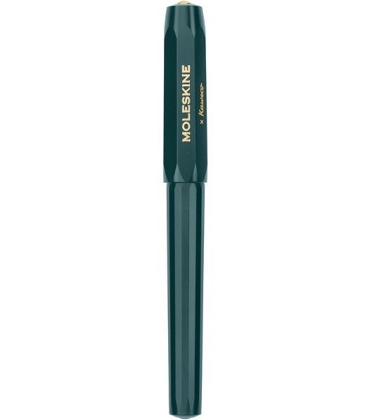 Ручка шариковая Moleskine Kaweco (KAWBALLPENGRN) т.зеленый d=1мм син. черный подар.кор.