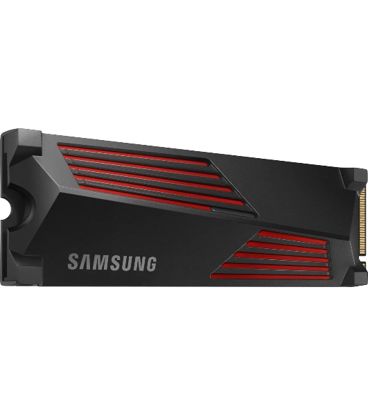 Накопитель SSD Samsung 990 PRO, 1000Gb, PCIe 4.0 x4, M.2 2280, NVMe, R/W 7450/6900, с радиатором