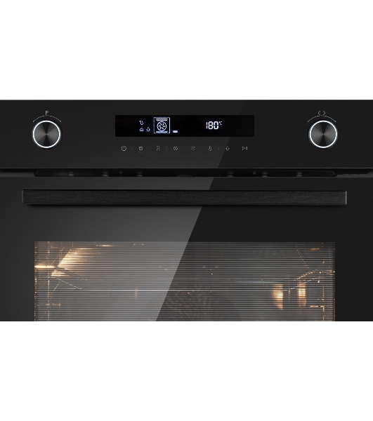 Духовой шкаф электрический Weissgauff EOM 741 PDB Black Edition черный