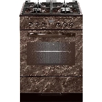 Плита комбинированная Gefest 6502-04 0054 коричневый, конфорок 4 газовых, духовка 55 л, 60 см x 85 см x 60 см, фото 1