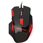 Мышь проводная Qumo Predator M80 черный, 3200 dpi, USB, кнопки - 8, фото 1