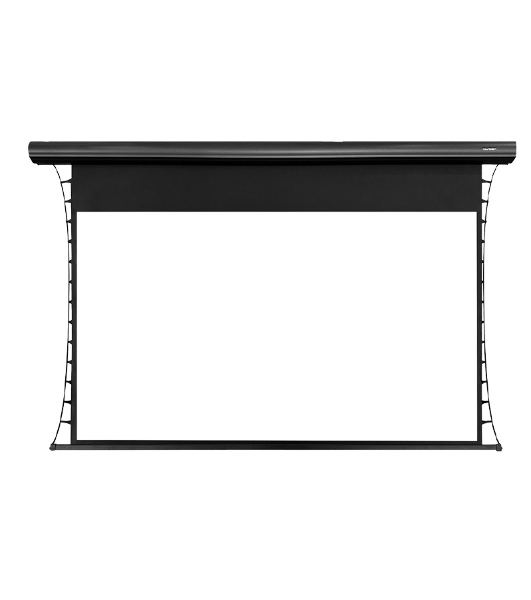 Экран с электроприводом Lumien Cinema Control 219x362 см (раб.область 198х352 см) (159') Matte White FiberGlass черная кайма по периметру, доп.черная область 10 см, триггер., RS232, IR, RF управл. в комплекте, цвет корпуса 'титаниум' 16:9