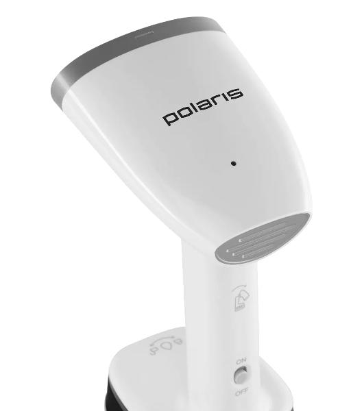 Отпариватель Polaris PGS 1618C Travel белый, 1500 Вт, 32 г/мин, 200 мл