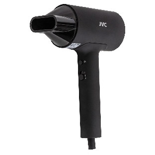 Фен JVC JHD011 черный, 1600 Вт