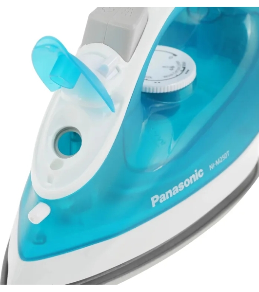 Утюг Panasonic NIM250TGTW голубой/белый, 1550 Вт, 15 г/мин, 75 г/мин, 210 мл