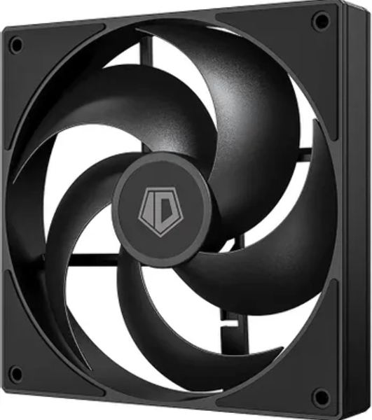 Вентилятор для корпуса ID-COOLING AS-140-K DUET черный, 140 мм, 1800 об/мин, 24.9 дБ, 4 pin