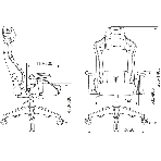 Кресло Knight Outrid Smile черный, экокожа, 120 кг, механизм качания, фото13