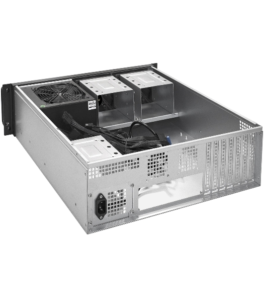 Серверный корпус ExeGate EX293921RUS Pro 3U450-09 (RM 19', высота 3U, глубина 450, БП 1000ADS, USB)
