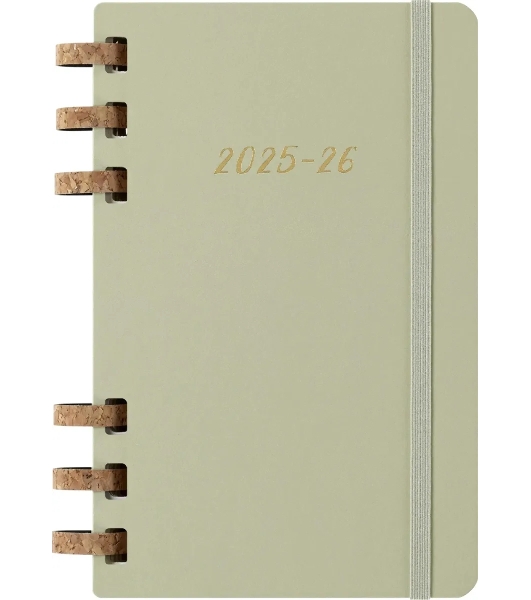 Еженедельник Moleskine ACADEMIC SPIRAL DHSPK5212AMWH3 Large 150х210 мм 200 стр. кремовые страницы спираль киви
