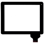 Сенсорное стекло (тачскрин) для DNS AirTab M975w, черное, фото 1