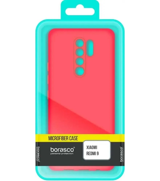 Чехол (клип-кейс) BoraSCO для Xiaomi Redmi 9 красный