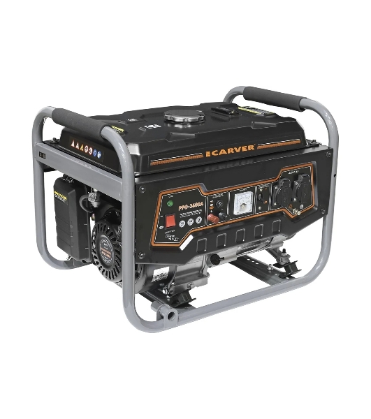 Электрогенератор бензиновый Carver PPG-3600A, 2.8 кВт, 67 дБ, 40 кг
