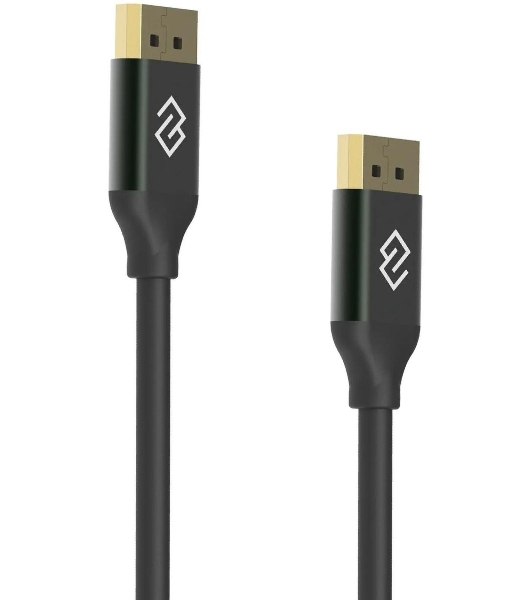 Кабель аудио-видео Digma V1.4 DisplayPort (m)/DisplayPort (m) 1.5м. черный (D-DP-V1.4-1.5M)