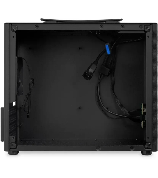 Компьютерный корпус без блока питания HSPD M210, Mesh Mid Tower, черный, 0.7 SPCC, 1x90мм mATX, mITX 140/280/150мм 1x2.5', 1x3.5', 4xPCI 1xUSB-A 3.0 302x168x350мм