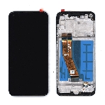 Дисплей (модуль) для Samsung Galaxy A11 SM-A115 в сборе с тачскрином и рамкой (N,G ver.) черный, фото 1