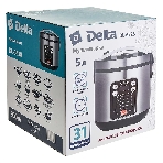 Мультиварка DELTA DL-6528 черная: 900 Вт,5л, 31 ПРОГРАММА (4), фото2