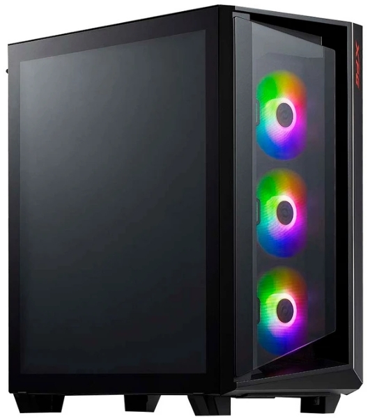 Компьютерный корпус ADATA XPG CRUISERST черный Mid-Tower, Micro-ATX, Mini-ITX, Standard-ATX