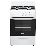 Плита газовая Darina C 1001 W белый/черный, конфорок 4 шт, духовка 50 л, 60 см x 85 см x 60 см, фото 1