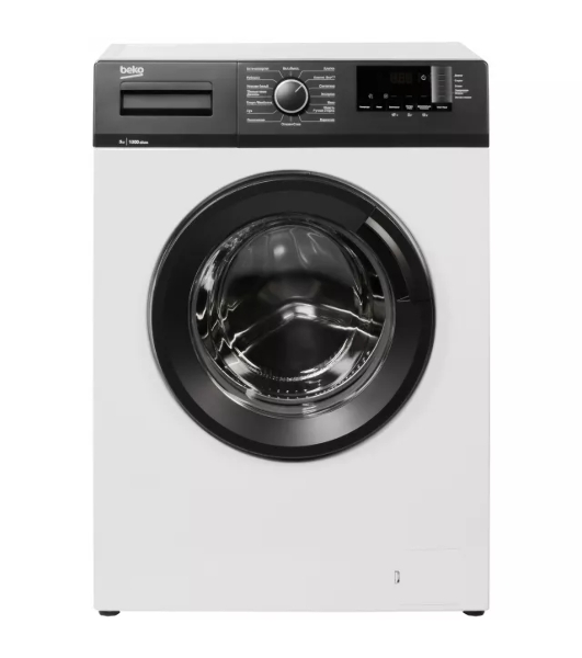 Стиральная машина Beko WHE5512BBW RUKZ BX B7SE4001000 7329810011 белый, загрузка фронтальная 5 кг, 1000 об/мин, класс A