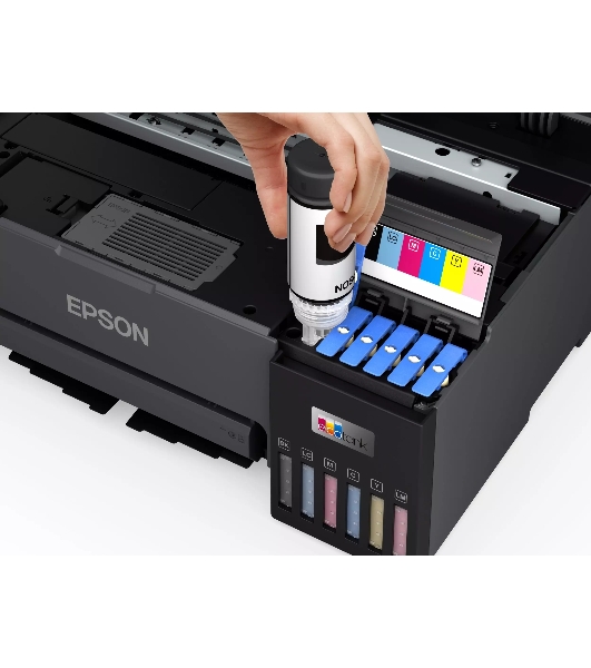 Принтер струйный Epson L8050 (C11CK37405/C11CK37402/C11CK37504/C11CK37507/C11CK37506), A4, цветное, печ. до 8 стр/мин., 1440 x 5760 dpi, USB, Wi-Fi