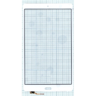 Сенсорное стекло (тачскрин) для Huawei MediaPad M3 8.4, белое