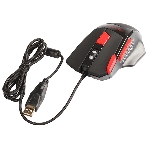 Мышь проводная Qumo Predator M80 черный, 3200 dpi, USB, кнопки - 8, фото3