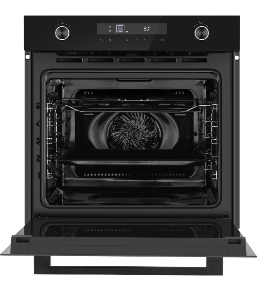 Духовой шкаф электрический Weissgauff EOM 741 PDB Black Edition черный