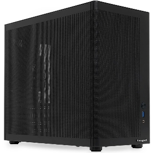 Компьютерный корпус без блока питания HSPD M210, Mesh Mid Tower, черный, 0.7 SPCC, 1x90мм mATX, mITX 140/280/150мм 1x2.5', 1x3.5', 4xPCI 1xUSB-A 3.0 302x168x350мм