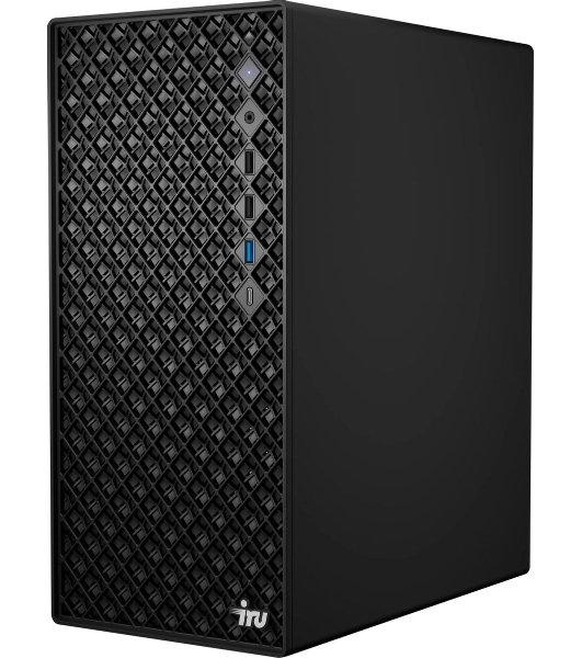 Компьютер IRU Tactio 520B6SB MT Ryzen 5 8500G (3.5) 16Gb SSD 512Gb RGr FreeDOS 2.5Gigabit 450W черный (RUS) (2116603)