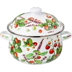Кастрюля эмалированная AGNESS 934-562 Фруктовая корзина, 2.8 л, фото 1