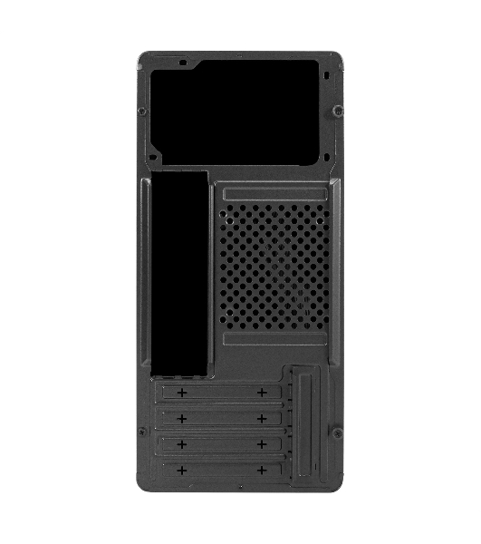 Корпус ExeGate BAA-503-AAA450, Mini-Tower, чёрный, 1 x 80/90 мм, БП 450 Вт