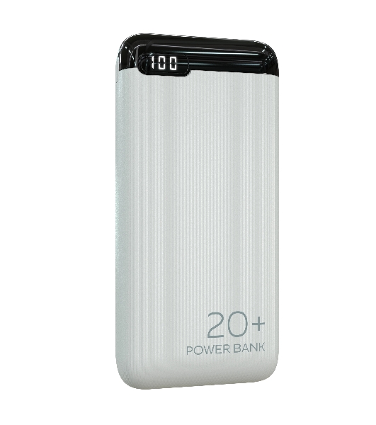 Портативный аккумулятор More choice (4620202550514) PB19-20 2USB 2.1A - 20000mAh белый