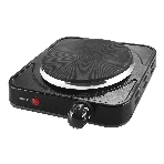 Плита настольная электрическая Centek CT-1506 черный, 1конф ЧУГУН 155мм, 1000Вт, индикатор работы, фото 1