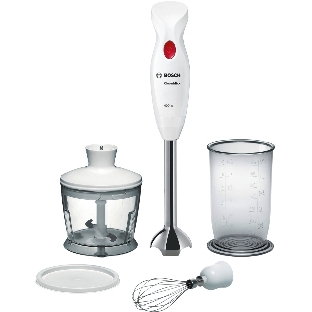 Блендер погружной Bosch MSM 24500 белый, 400 Вт, 1 скорость