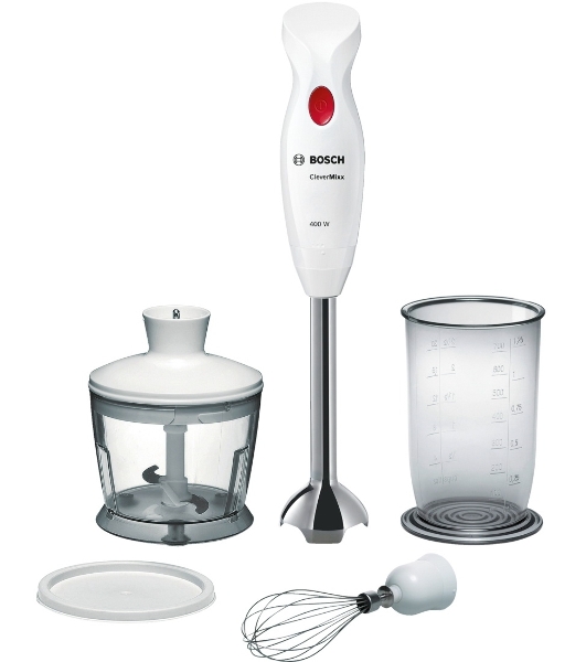 Блендер погружной Bosch MSM 24500 белый, 400 Вт, 1 скорость