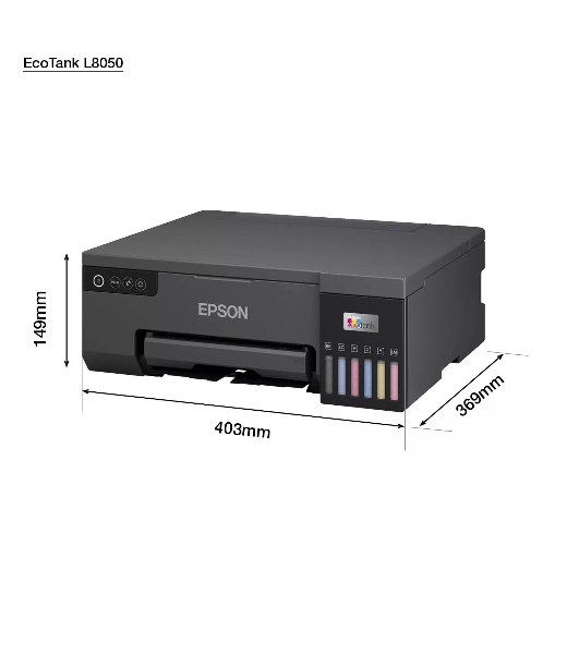 Принтер струйный Epson L8050 (C11CK37405/C11CK37402/C11CK37504/C11CK37507/C11CK37506), A4, цветное, печ. до 8 стр/мин., 1440 x 5760 dpi, USB, Wi-Fi