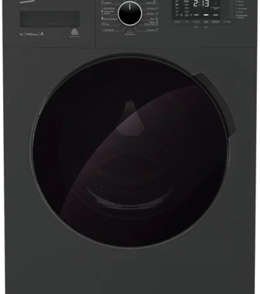 Стиральная машина Beko WSPE7612A антрацит, загрузка фронтальная 7 кг, 1200 об/мин., класс: А