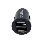 Автомобильное зарядное устройство Qumo Energy light (Charger 0034), 2USB, 2А, черный, фото3