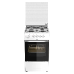 Плита газовая Darina 1B GM 341 107 W белый/черный, конфорок 4 шт, духовка 50 л, 50 см x 85 см x 56 см, фото3