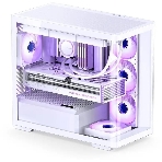 Корпус без блока питания JONSBO D300, Mini-Tower, TG, no fan, 2xUSB-A 3.2 + 1xUSB-C 3.2, mATX, mITX White, фото7