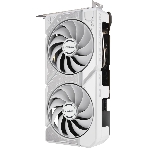 Видеокарта Asus GeForce RTX 5060 DUAL OC White, Nvidia RTX 5060, 8GB GDDR7, 128 bit, PCI-E 5.0, DPx3, HDMIx1, 2535 MHz, фото10
