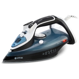 Утюг Vitek VT-8304 2400 Вт черный/белый/синий